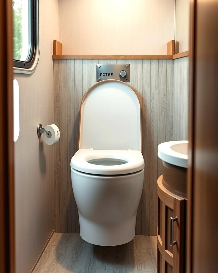 Compact Wall Mounted Toilets - 25 Small Rv Bathroom Ideas