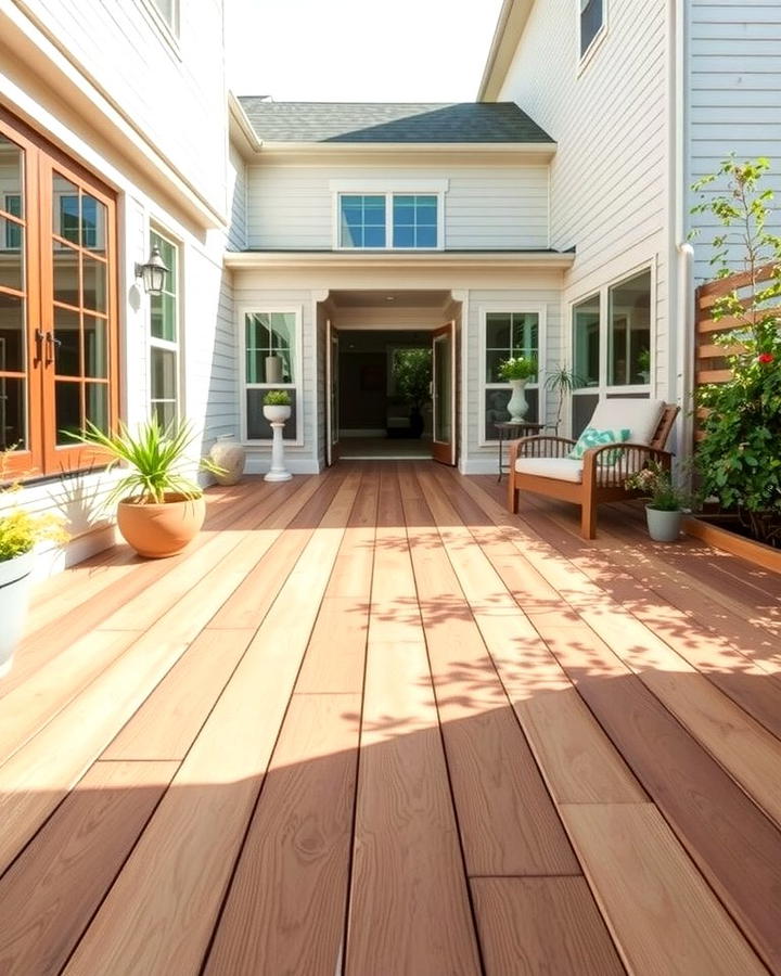 Composite Decking for Durability - 25 Patio Flooring Ideas