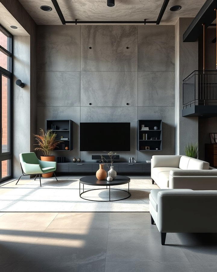 Concrete Finish for an Industrial Look - 25 Wall Texture Ideas