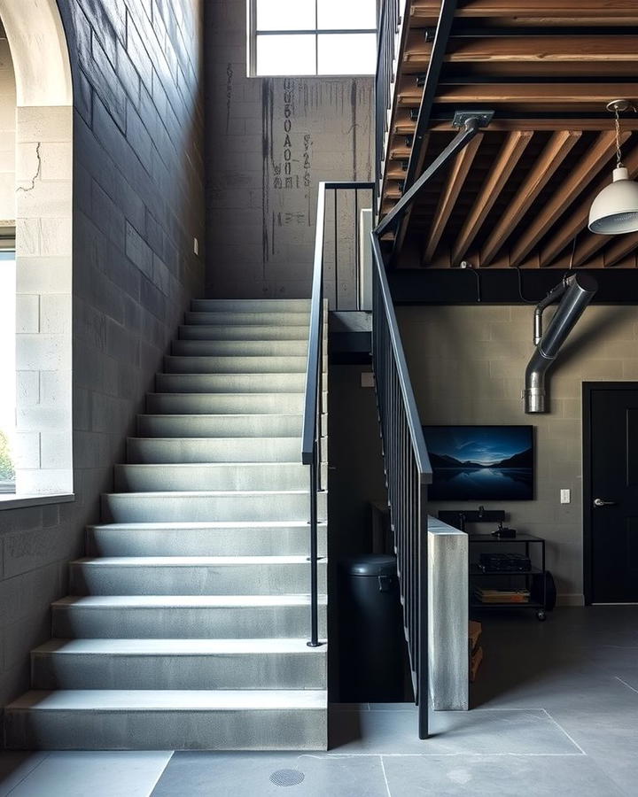 Concrete Staircases - 30 Open Staircase Ideas