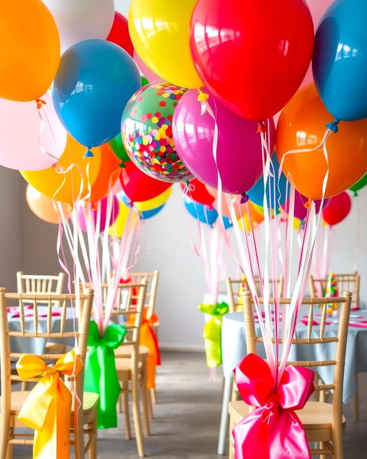 Confetti Balloons - 25 Party Decoration Ideas