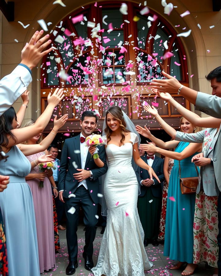 Confetti or Petal Toss - 30 Wedding Ceremony Ideas