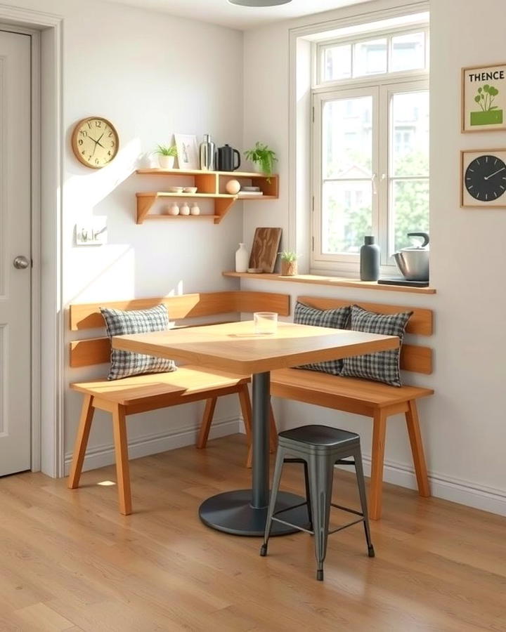 Convertible Bench Table - 25 Small Kitchen Table Ideas