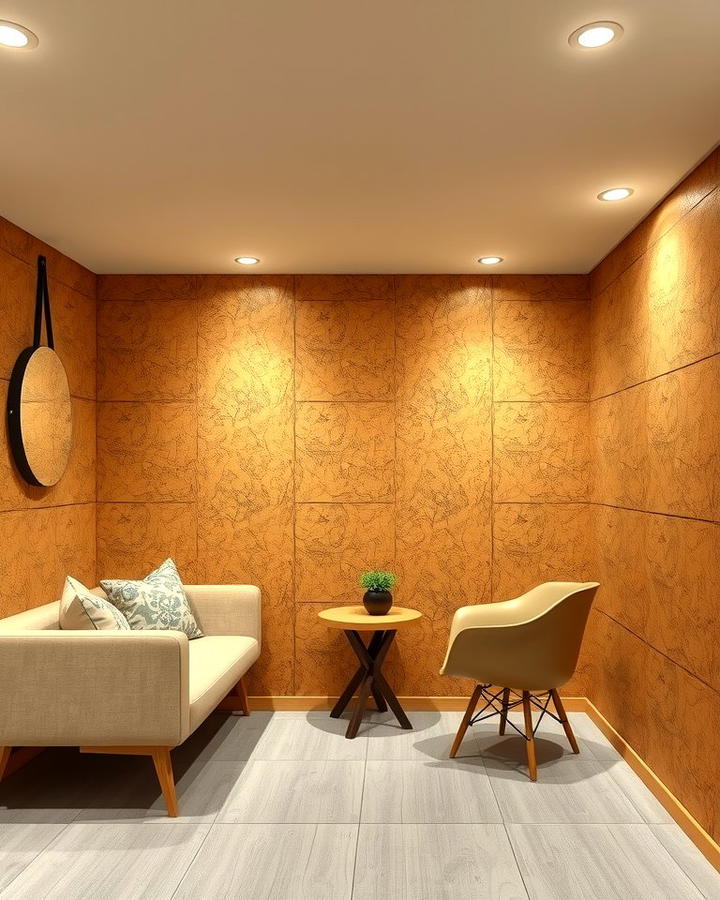 Cork Walls for Functionality and Eco Friendliness - 30 Basement Wall Ideas