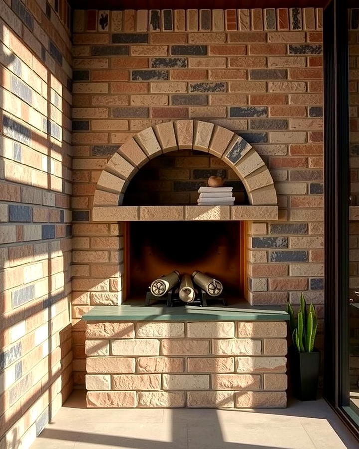 Corner Fireplace for Compact Spaces - 25 Outdoor Fireplace Ideas