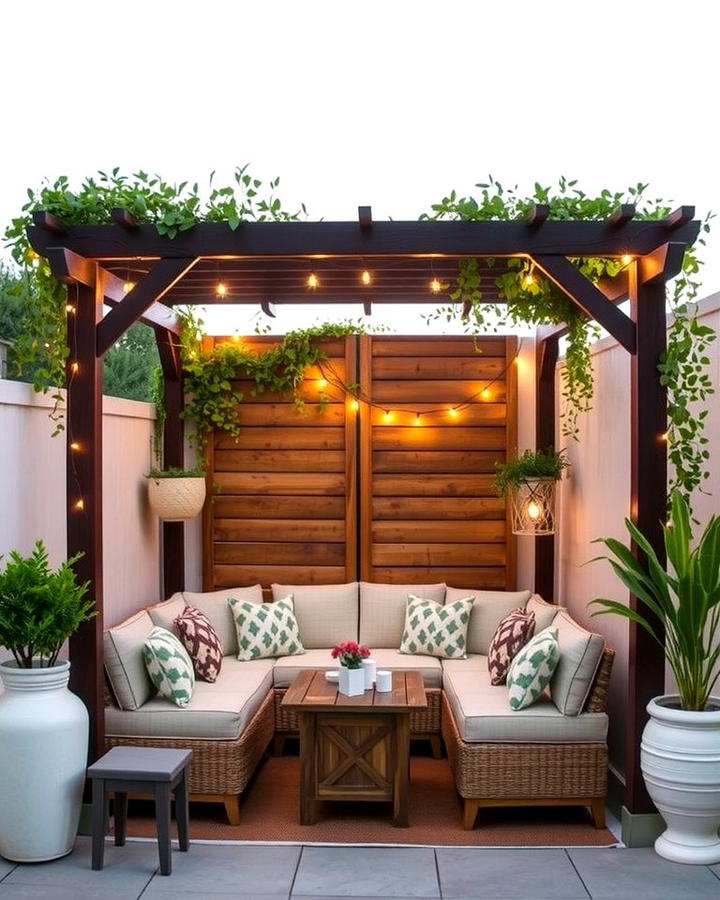 Corner Pergola for Compact Spaces - 25 small patio pergola ideas