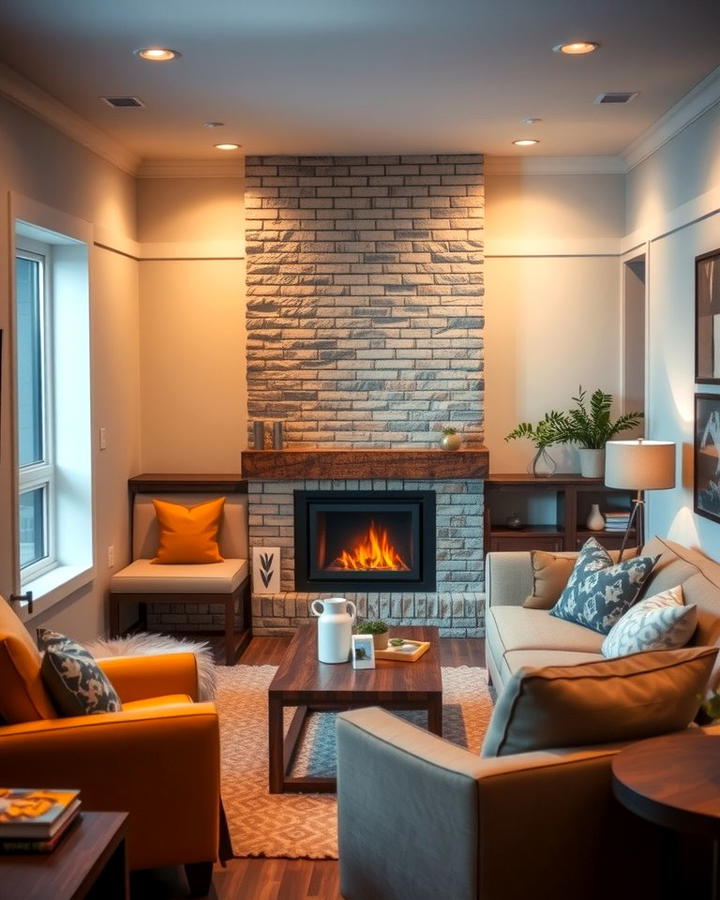 Corner Placement for Cozy Nooks - 25 Off-center Fireplace Ideas