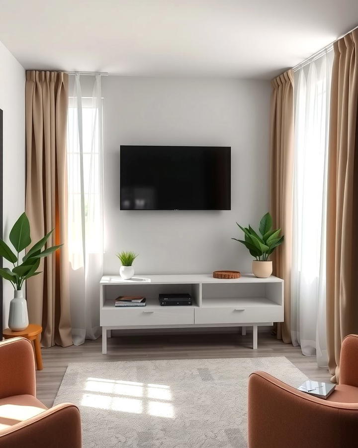 Corner TV Placement to Save Space 2 - 25 Small Living Room Ideas With Tv