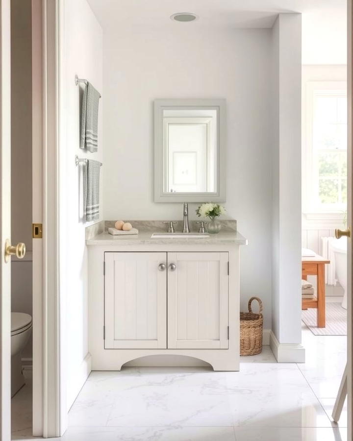 Corner Vanity - 25 Small Ensuite Design Ideas