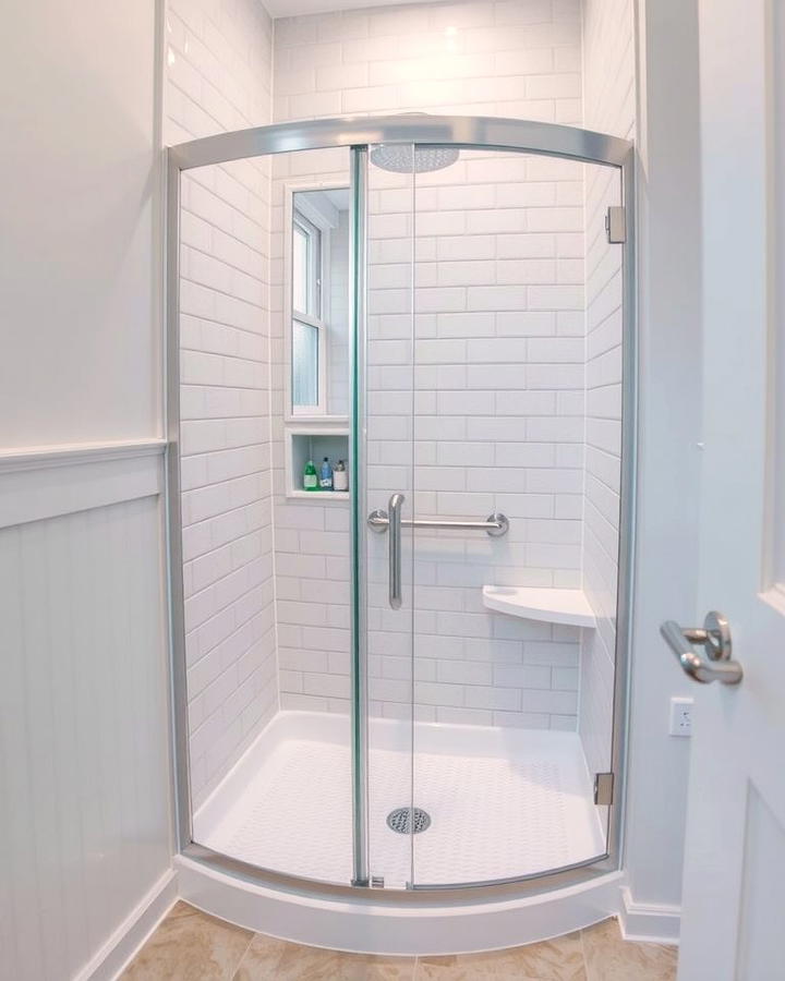 Corner Walk In Shower - 25 Small Bathroom Walk in Shower Ideas