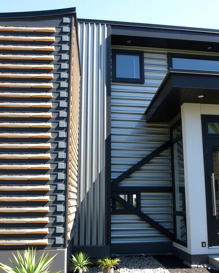 Corrugated Metal - 25 Modern Siding Ideas for a Contemporary Home