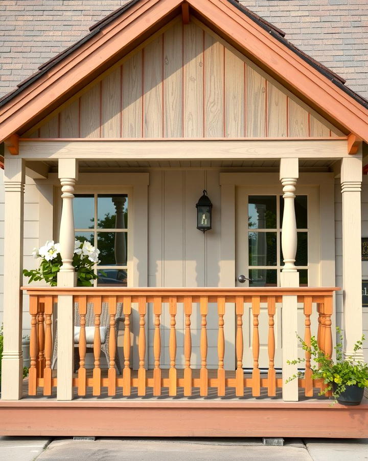 Cottage Style Gable Porch - 25 Open Gable Porch Ideas