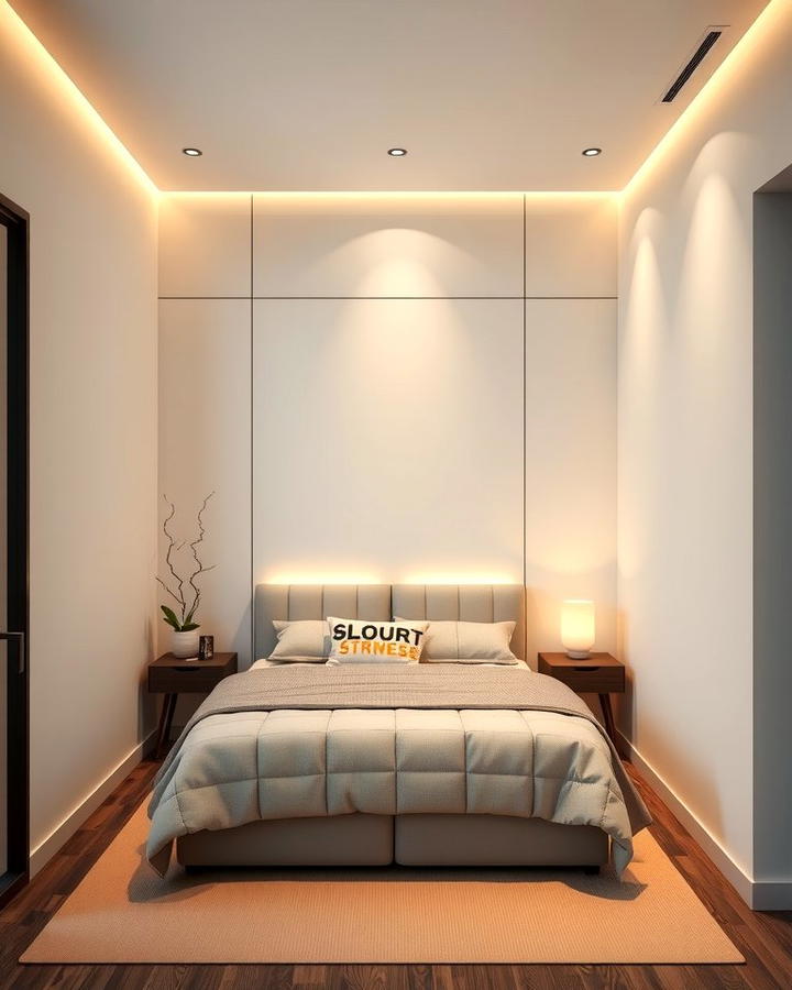 Cove Lighting for a Refined Look - 25 small bedroom lighting ideas