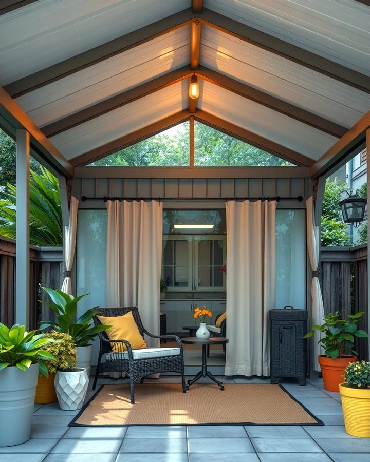 Covered Patio Oasis - 25 Outdoor Reading Nook Ideas