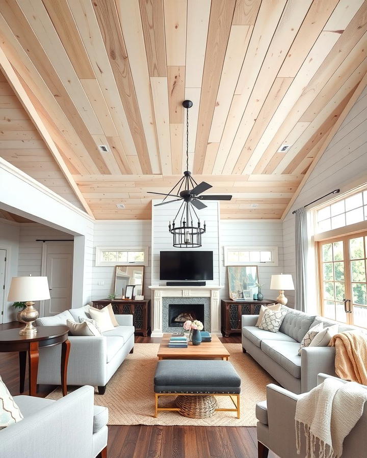 Cozy Atmosphere with Plywood Plank Ceilings - 25 Plywood Ceiling Ideas