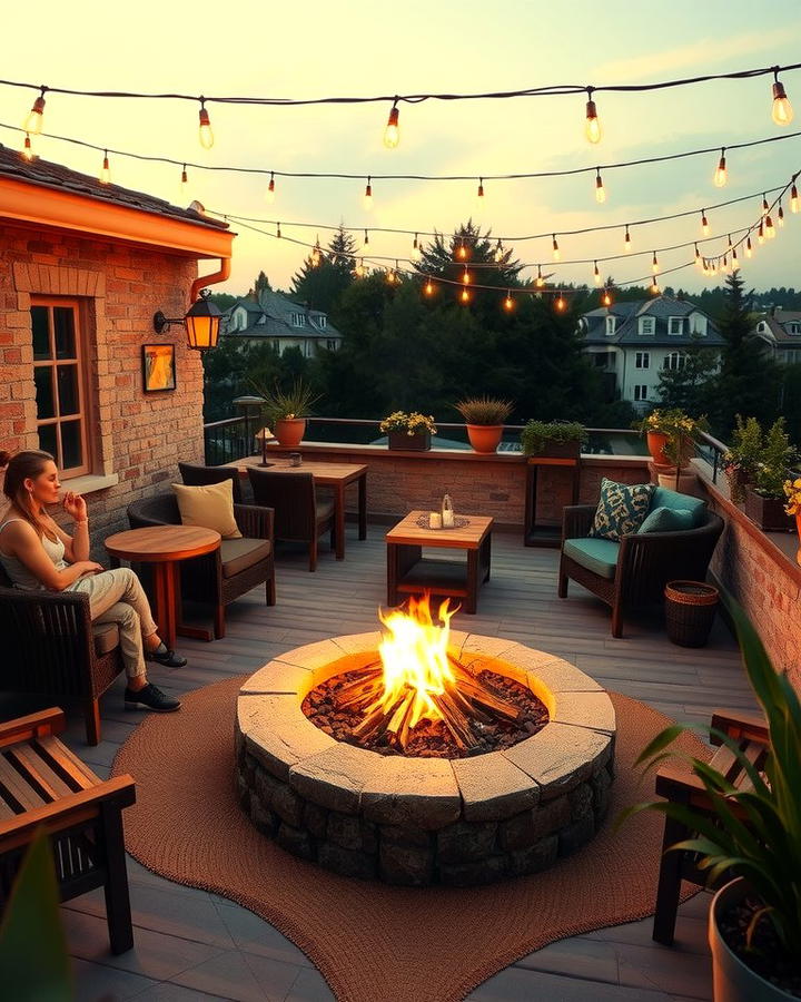 Cozy Firepit Corner - 25 Terrace Design Ideas