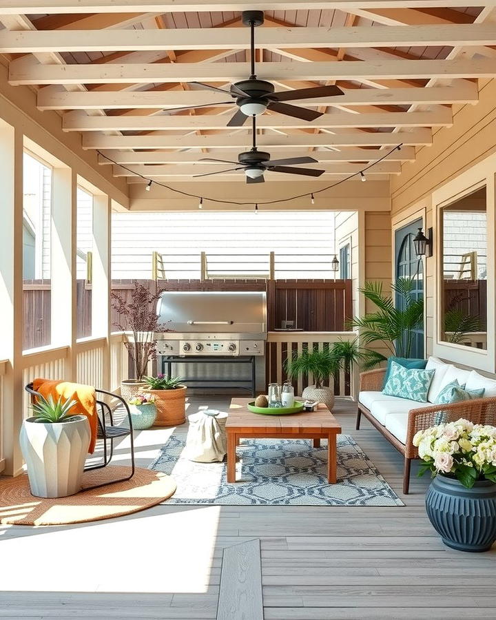 Cozy Under Deck Patio - 25 Under Deck Landscaping Ideas