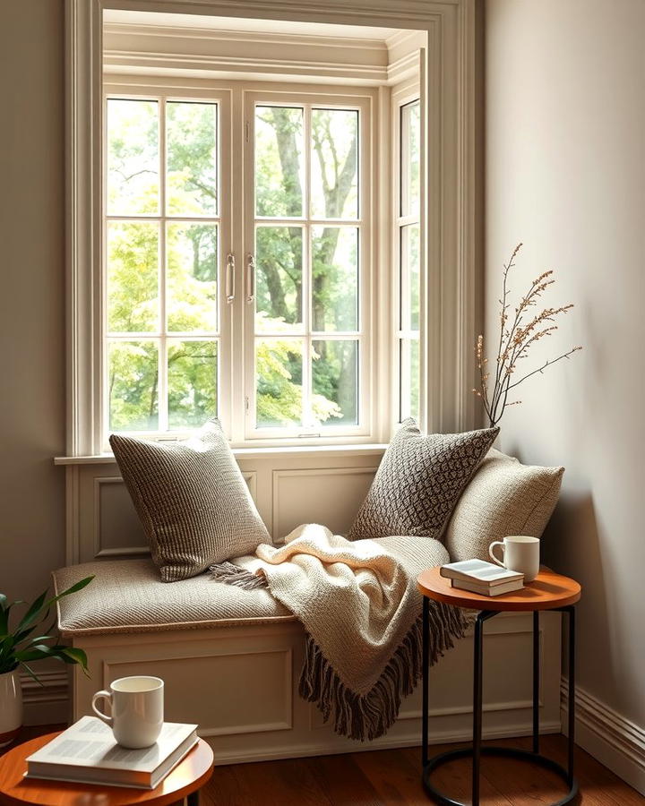 Cozy Window Nook - 25 Morning Room Ideas