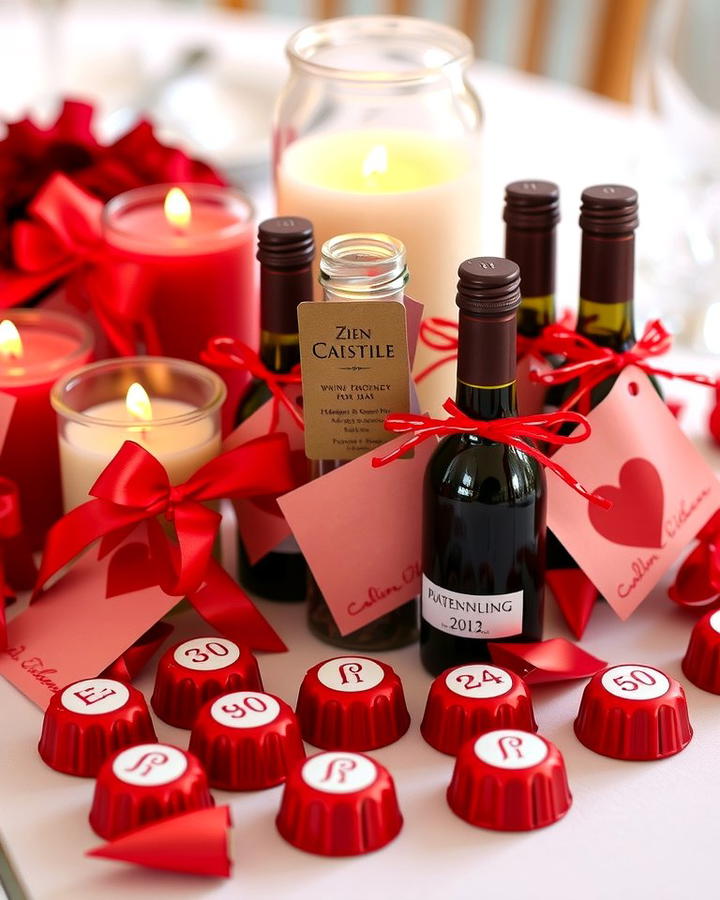 Crimson Wedding Favors - 30 Red Wedding Theme Ideas