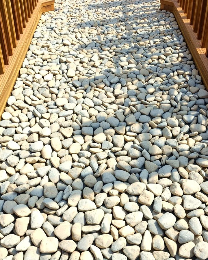 Crushed Stone Paths for a Natural Effect - 25 Paver Walkway Ideas