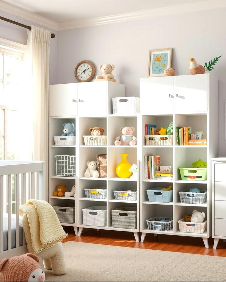 Cube Storage Units for Customization - 25 Nursery Storage Ideas