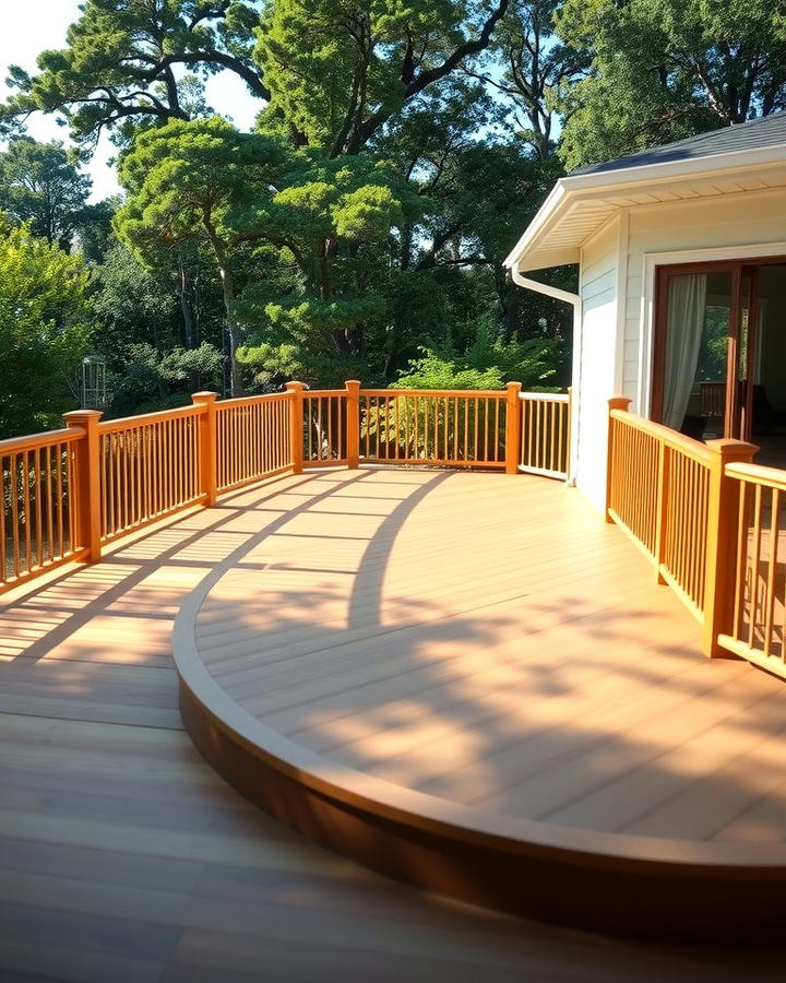 Curved Decks - 25 Wood Deck Ideas