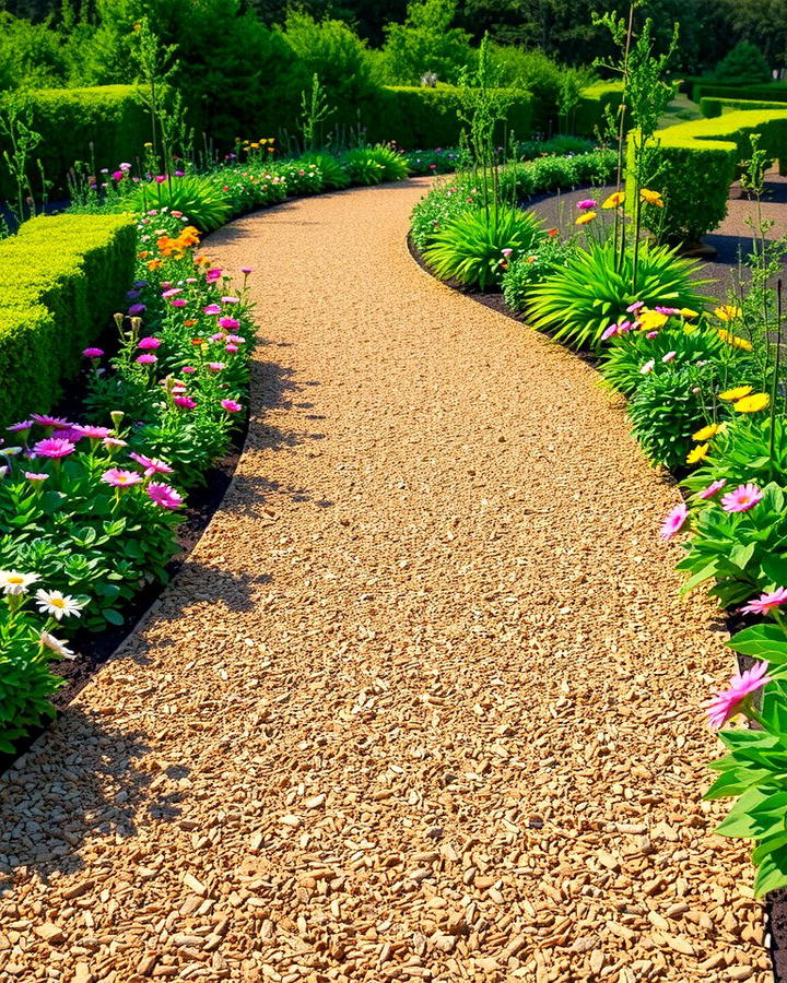 Curved Mulch Pathways - 25 Mulch Pathway Ideas