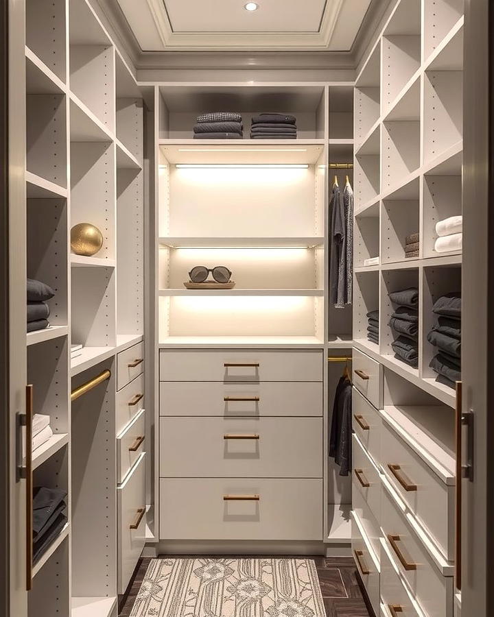 Custom Closets - 25 Townhouse Interior Design Ideas