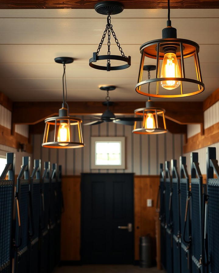 Custom Lighting Fixtures - 30 Tack Room Ideas