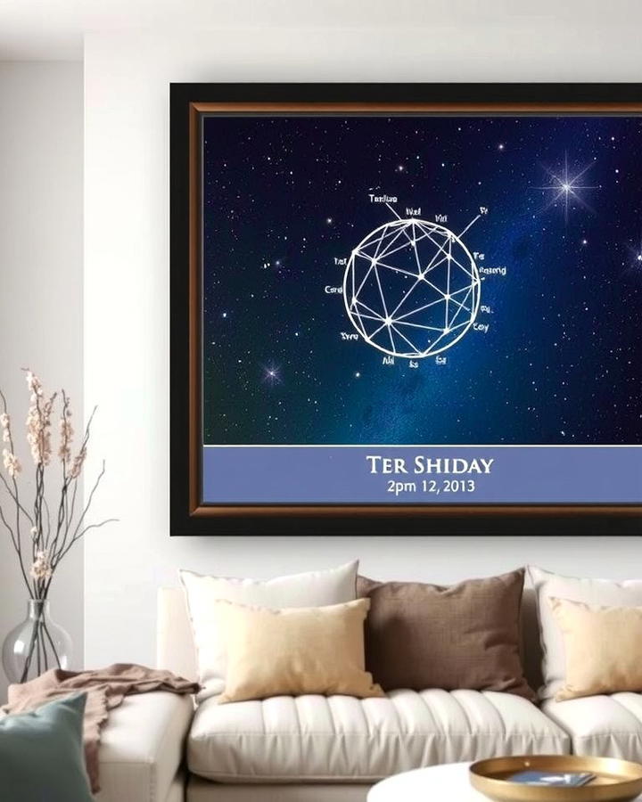 Custom Star Map - 30 Last Minute Wedding Gift Ideas