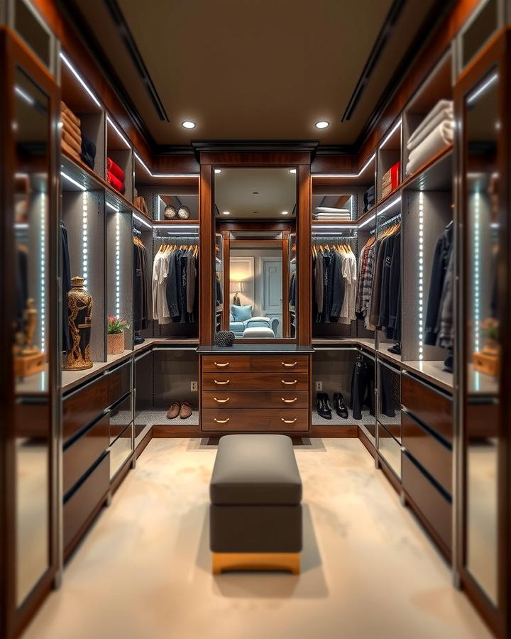 Custom Walk In Closets 2 - 25 Penthouse Design Ideas