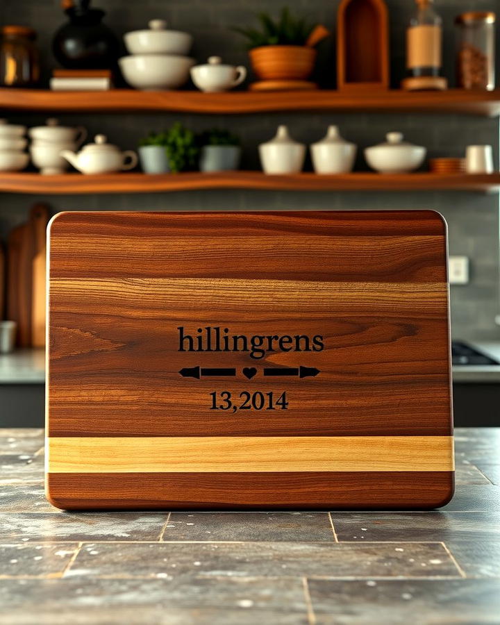 Customized Cutting Board - 30 Last Minute Wedding Gift Ideas