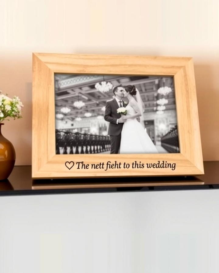 Customized Photo Frame - 30 Last Minute Wedding Gift Ideas