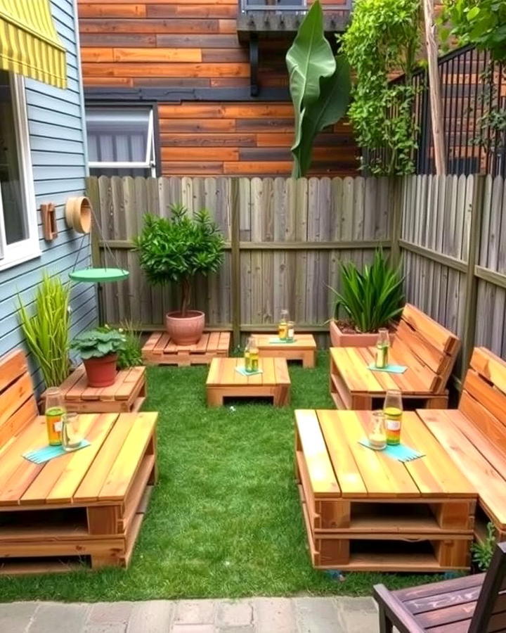 DIY Pallet Furniture for Budget Friendly Style - 25 Small Backyard Landscaping Ideas