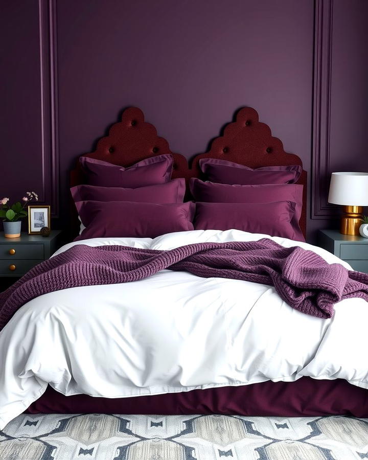 Dark Purple Bedding Sets - 30 Dark Purple Bedroom Ideas