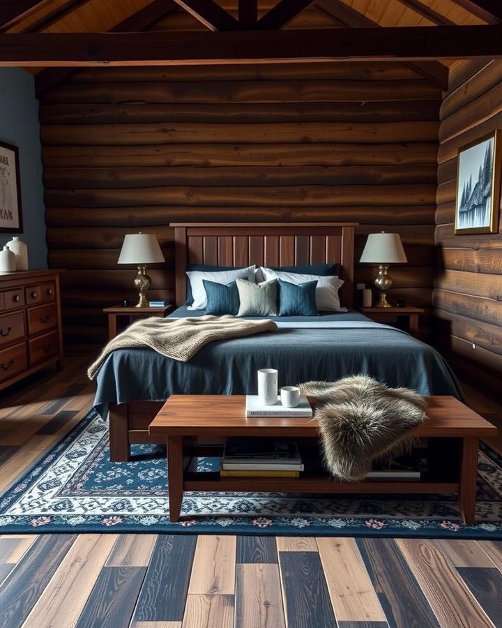 Dark Wooden Furniture - 25 Viking Bedroom Ideas