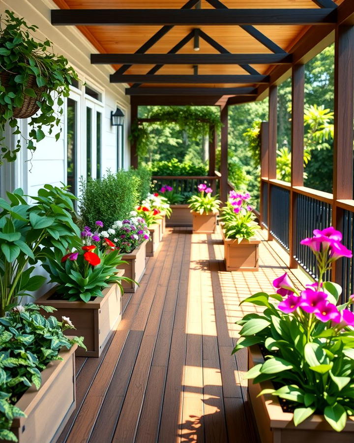 Decks with Greenery and Planters - 30 Large Deck Ideas