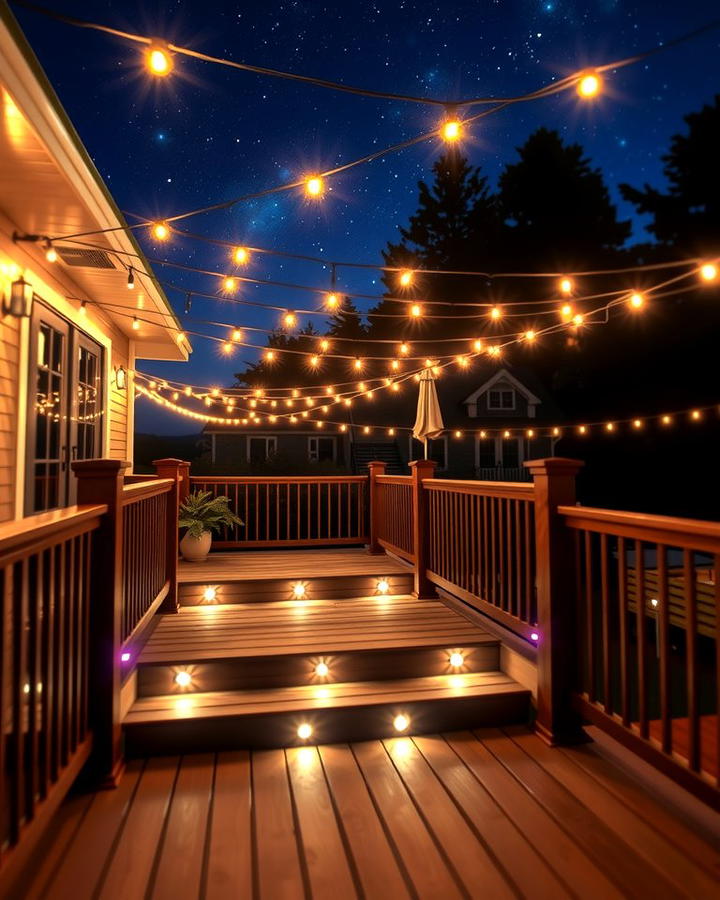 Decks with Lighting - 25 Wood Deck Ideas