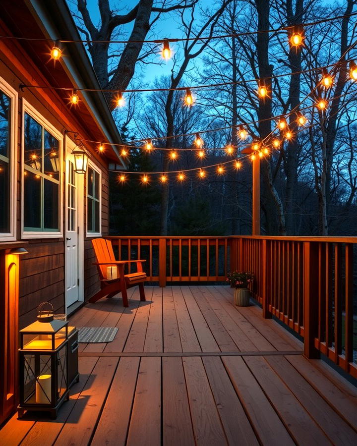 Decks with Outdoor Lighting for Ambiance - 30 Large Deck Ideas