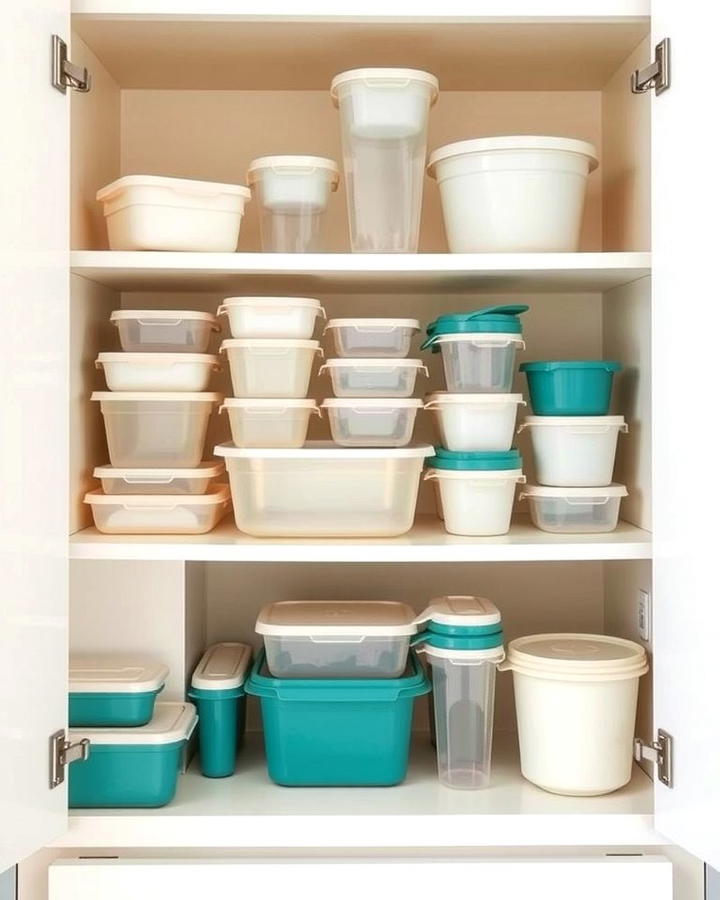 Declutter and Donate Extras - 25 Tupperware Organization Ideas