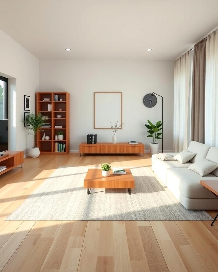 Decluttered Open Spaces - 30 Zen Living Room Ideas