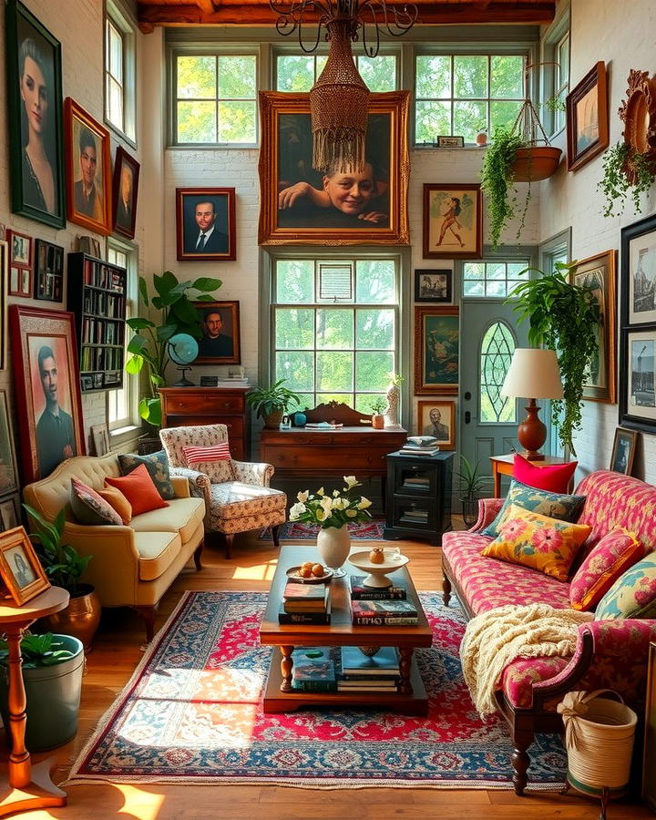 Decorate with Vintage Finds - 30 Bohemian Maximalist Decor Ideas