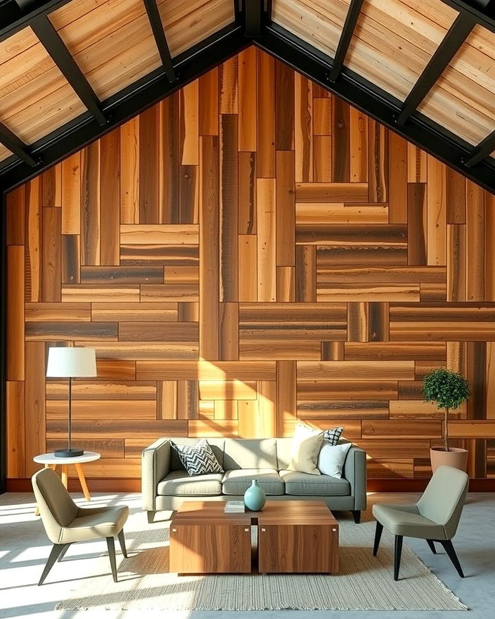 Decorative Accent Walls - 25 Pole Barn Interior Ideas