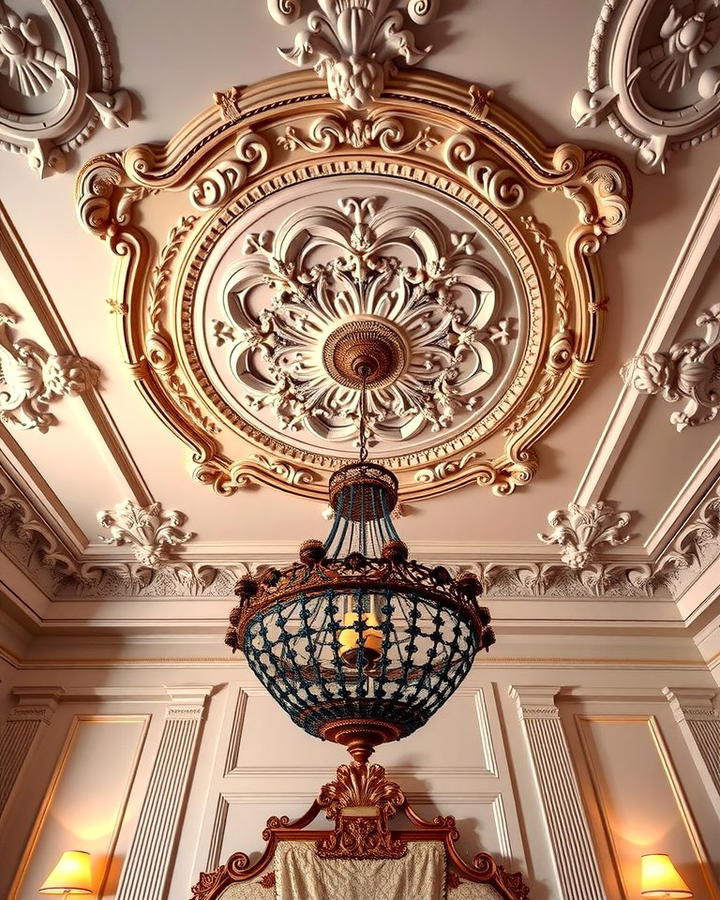 Decorative Ceiling Medallions - 25 Victorian Bedroom Ideas