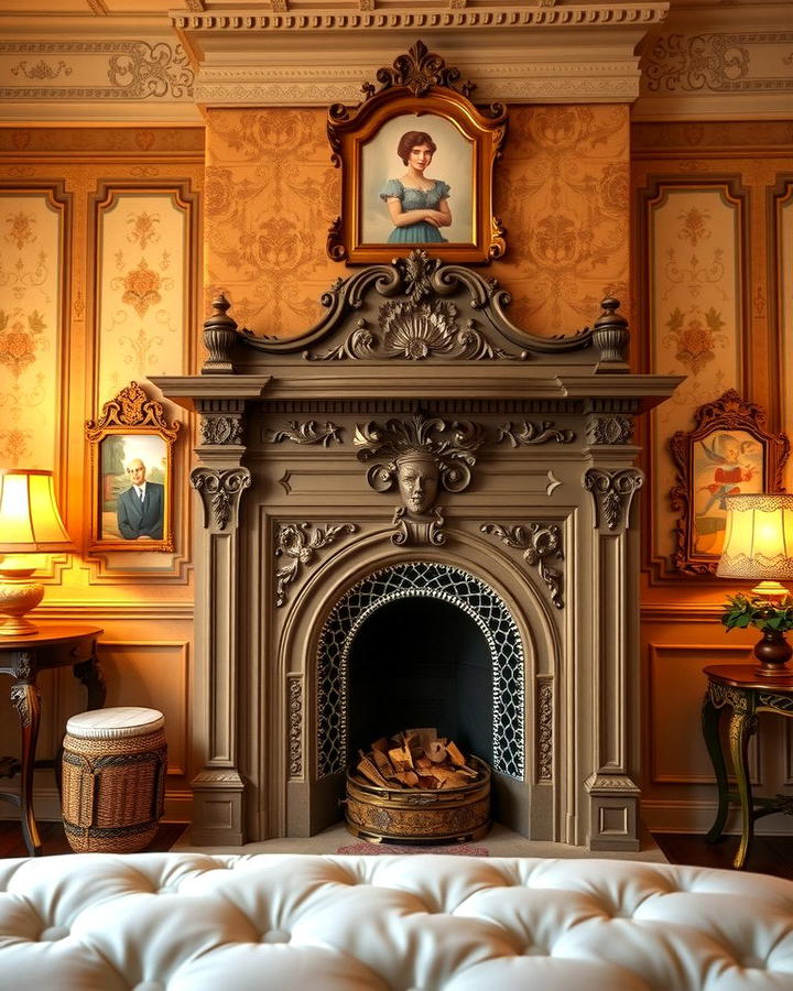 Decorative Fireplaces - 25 Victorian Bedroom Ideas