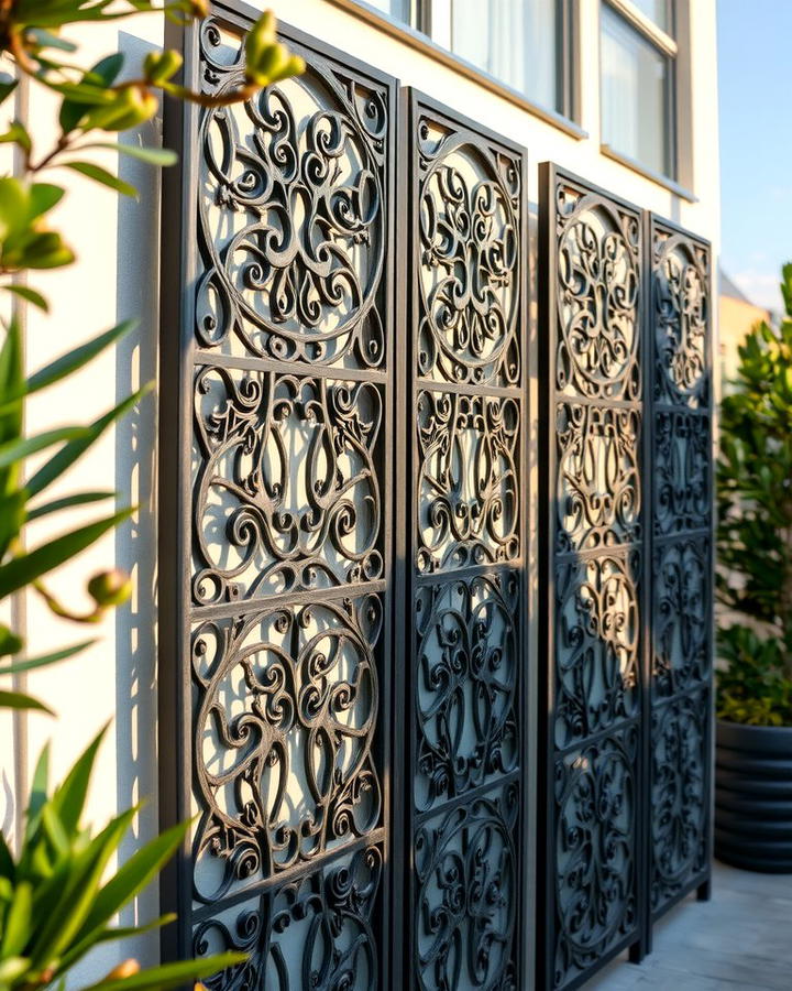 Decorative Metal Screens - 25 Outdoor Privacy Screen Ideas