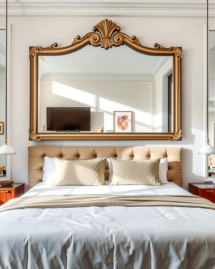 Decorative Mirrors - 25 No Headboard Ideas