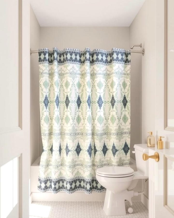 Decorative Shower Curtains - 25 Small Bathroom Walk in Shower Ideas