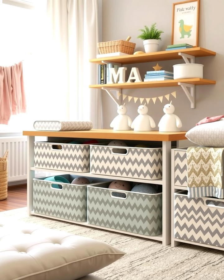 Decorative Storage Boxes for Style - 25 Nursery Storage Ideas