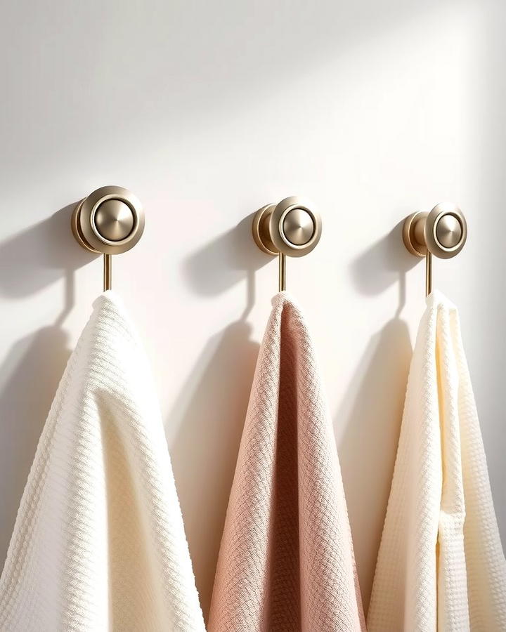 Decorative Towel Hooks - 25 Towel Display Ideas